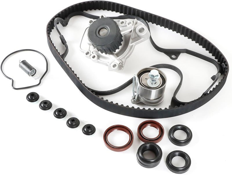 Daysyore طقم سير توقيت مع مضخة مياه يناسب هوندا سيفيك 2001-2005 1.7L SOHC 16 صمام D17A6، D17A1، D17A2، D17A7 - Image 1